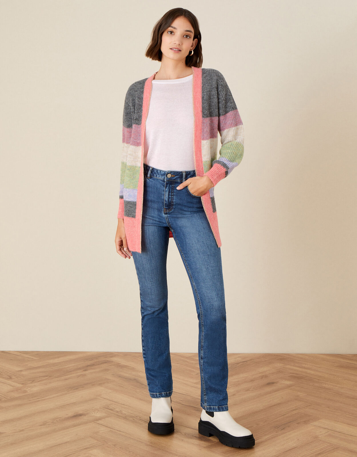Monsoon hotsell grey cardigan