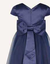 Tulle Bridesmaid Dress, Blue (NAVY), large