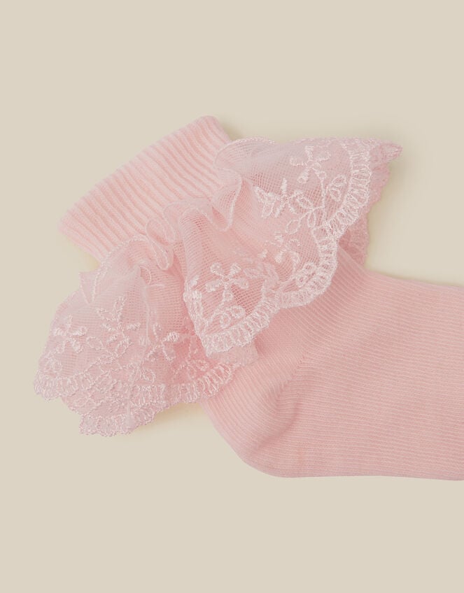 Baby Lace Socks, Pink (PINK), large