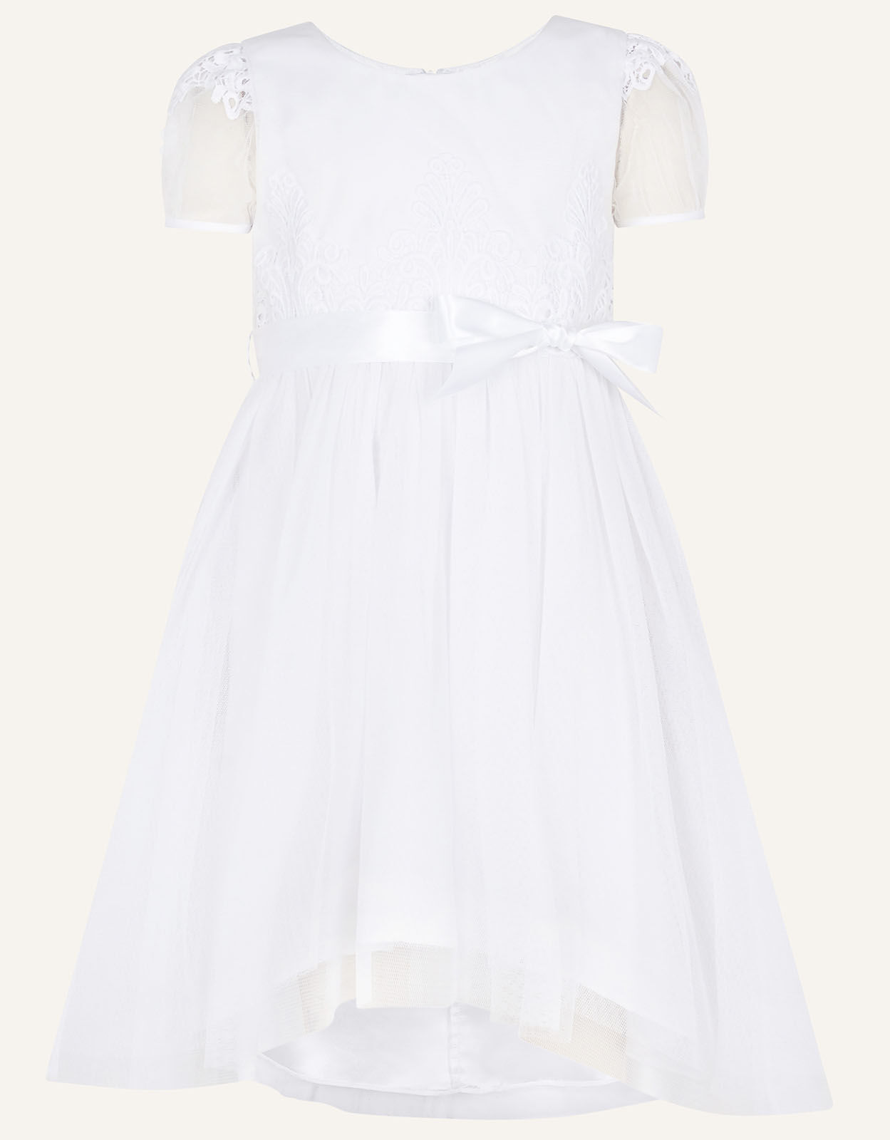 Nordic Lace Communion Dress White