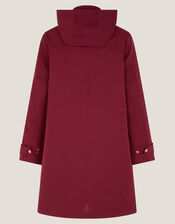 Ada Packable Hood Raincoat, Red (BURGUNDY), large