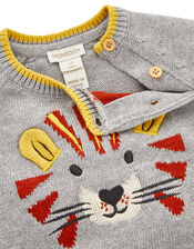 Newborn Lionel Knit Set, Grey (GREY), large