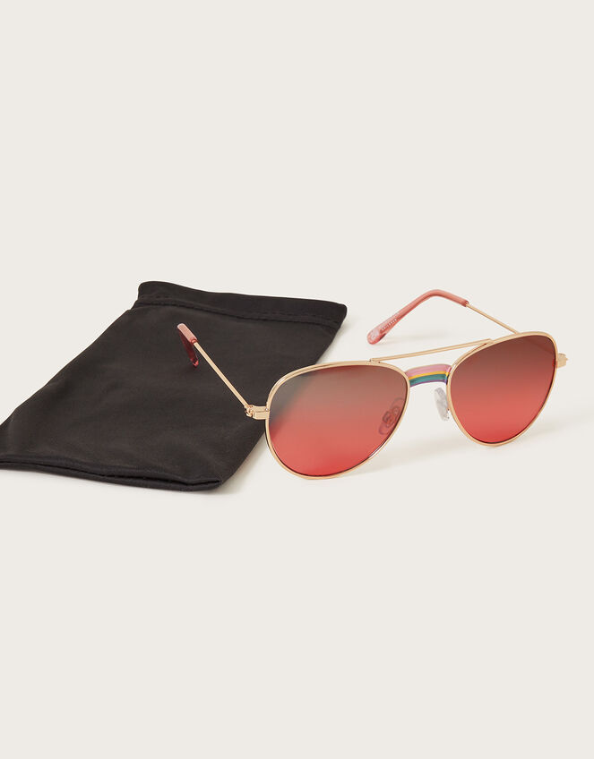 Rainbow Aviator Sunglasses, , large