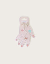 Darla Butterfly Linked Bracelet and Ring Set, , large