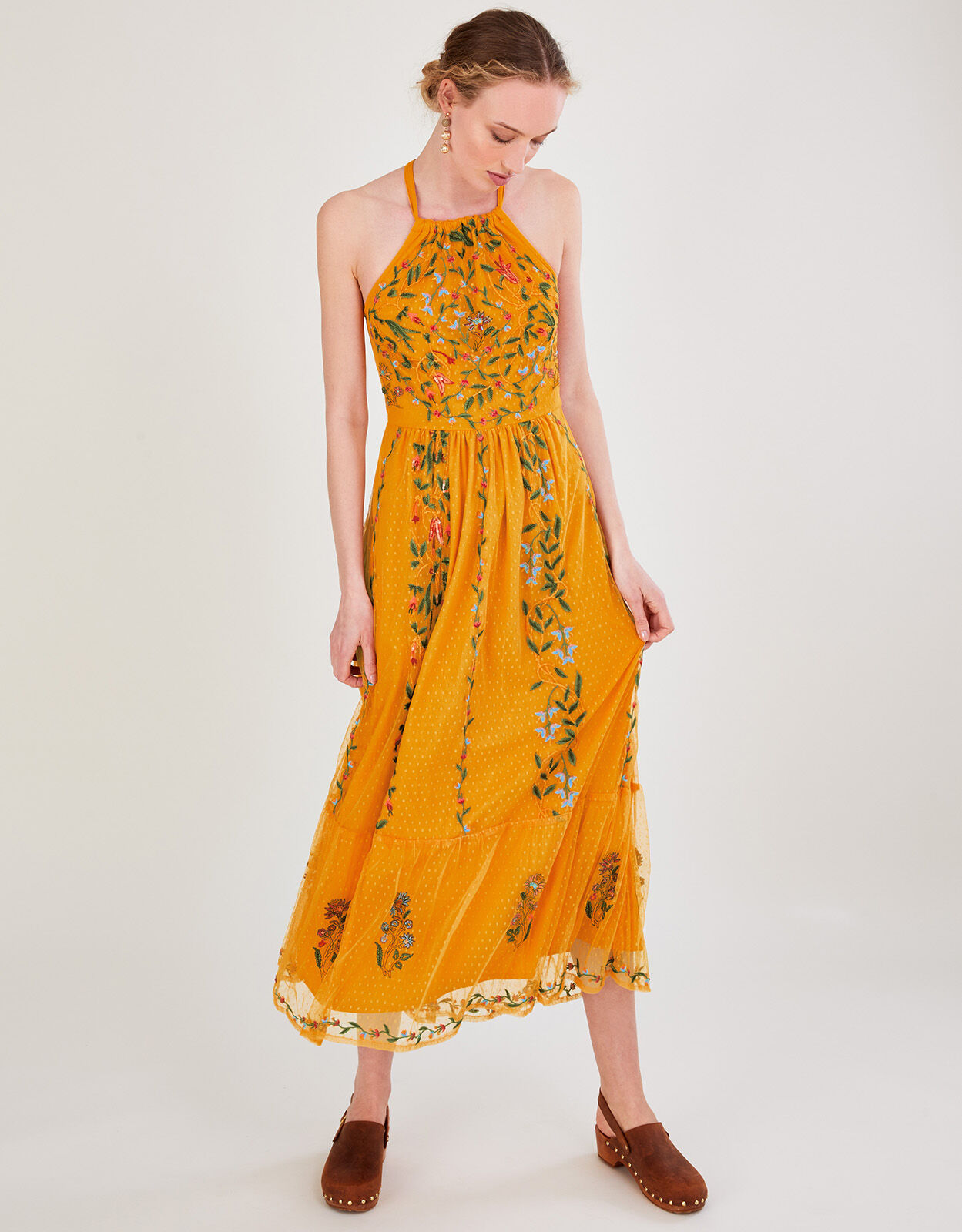 Monsoon cheap yellow dresses