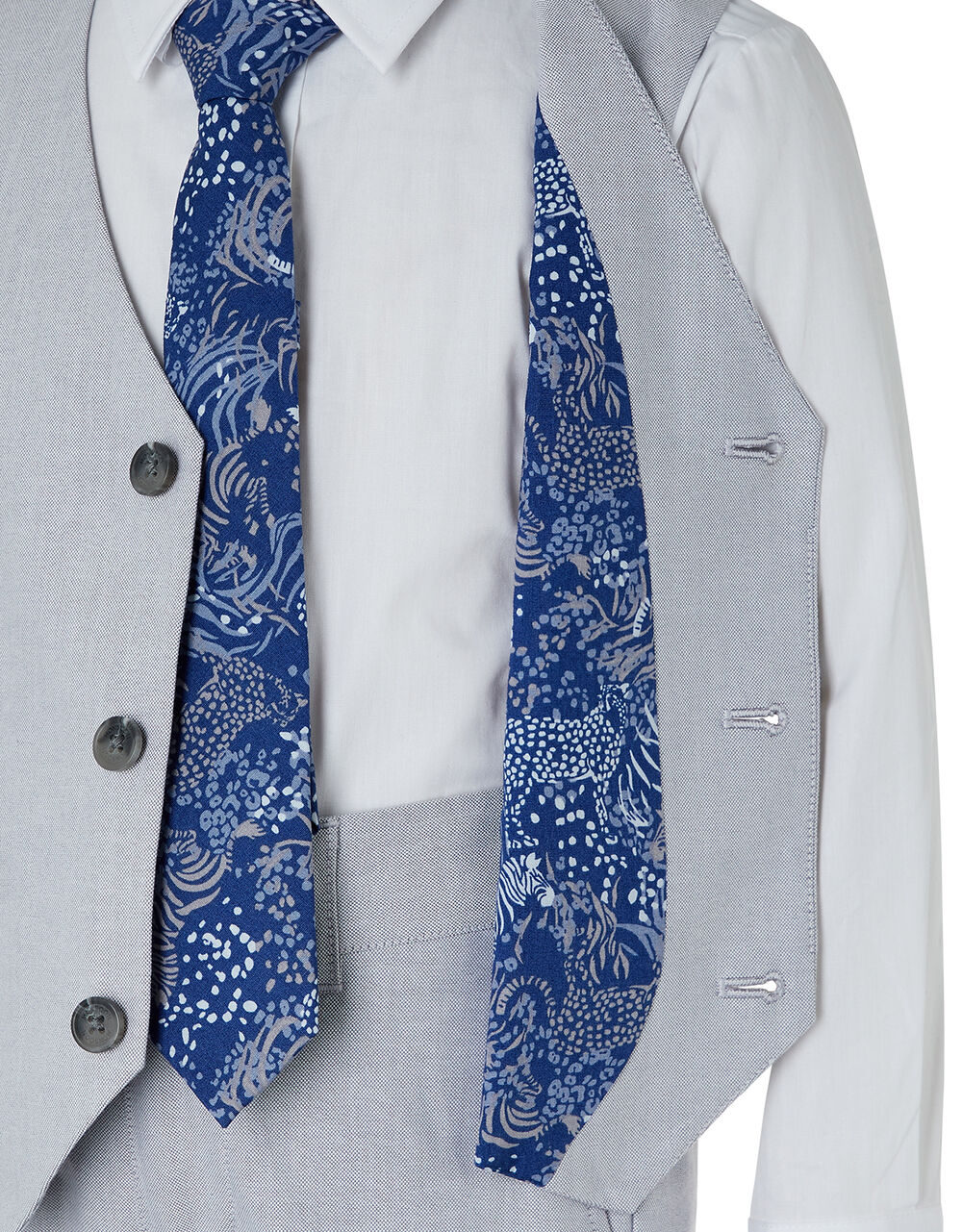 Grayson Oxford FourPiece Suit Set Grey Boys' Suits & Sets Monsoon