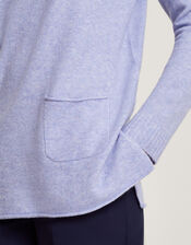 Pia Pocket Sweater, Purple (LILAC), large