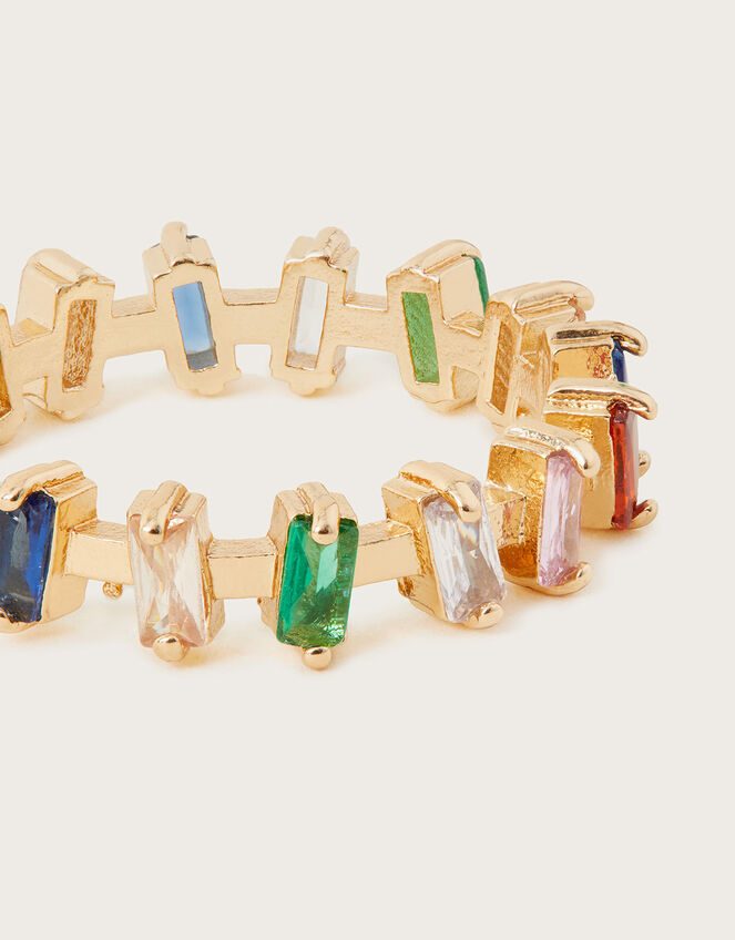 Multi Baguette Gem Ring, Multi (MULTI), large