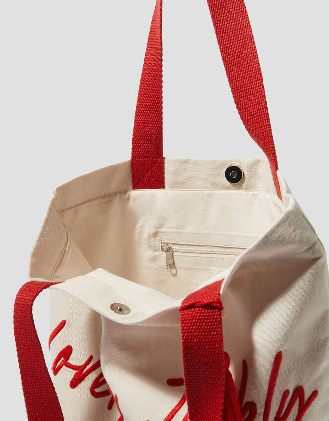 Lovely Jubbly Canvas Tote Bag, , large