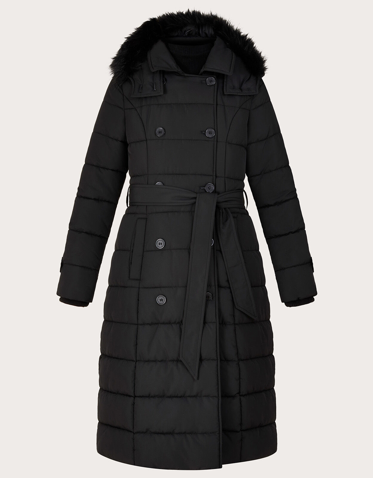 Monsoon black discount puffer coat