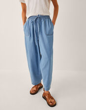 Jade Lightweight Barrel Jeans, Blue (DENIM BLUE), large