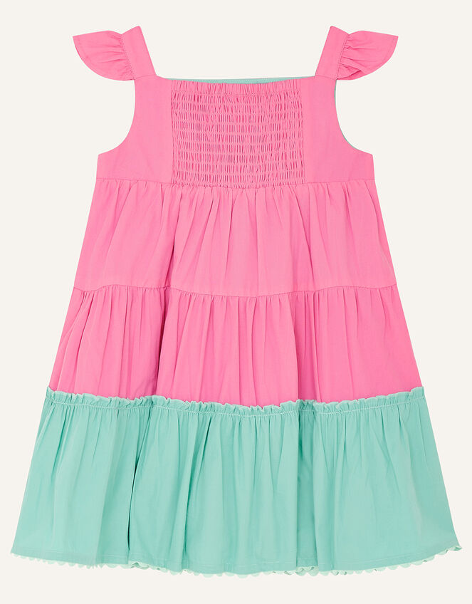 Baby Elephant Colourblock Dress, Pink (PINK), large