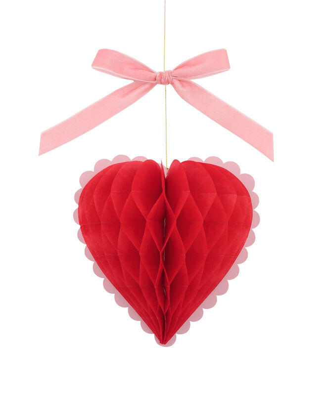 Meri Meri 3-Pack Honeycomb Heart Decorations, , large