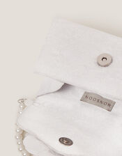 Mini Flower Lace Bridesmaid Bag, , large