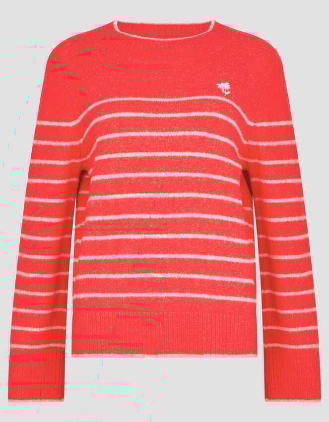 Sae Stripe Jumper, Red (RED), large