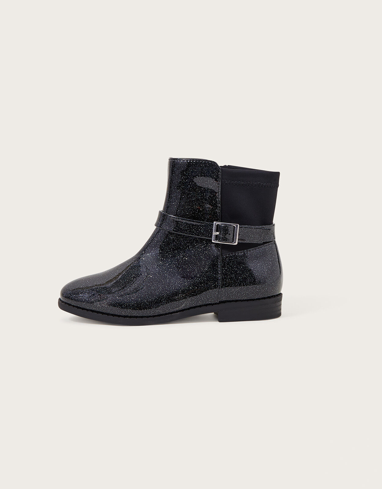 Black sparkly ankle boots clearance