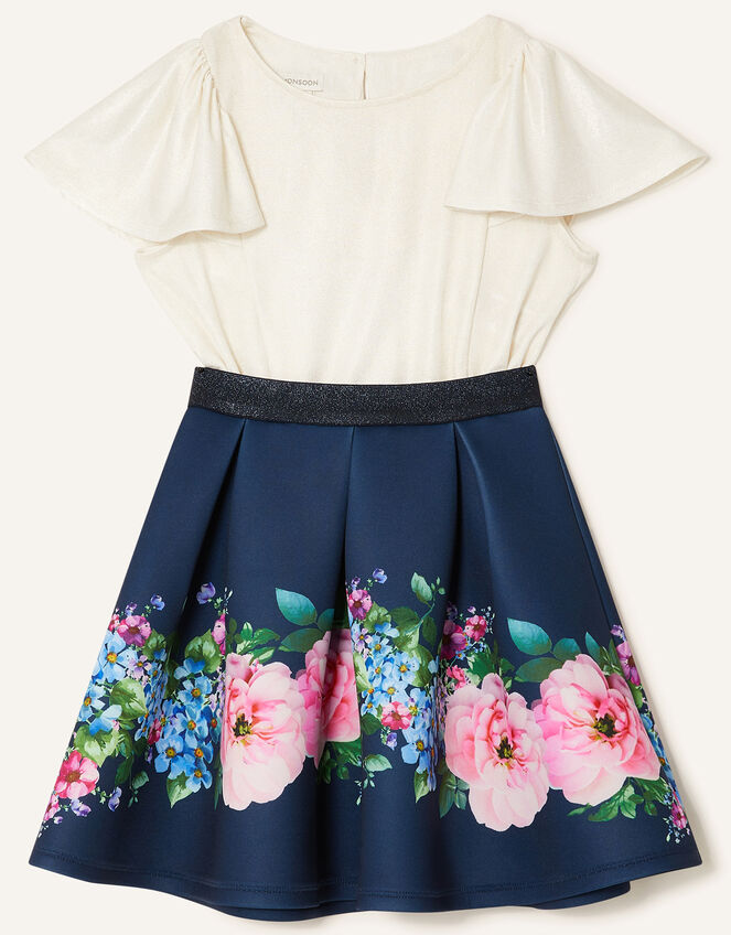 Floral Skirt and Top Set, Multi (MULTI), large