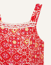 MINI ME Ebony Printed Sundress, Red (RED), large