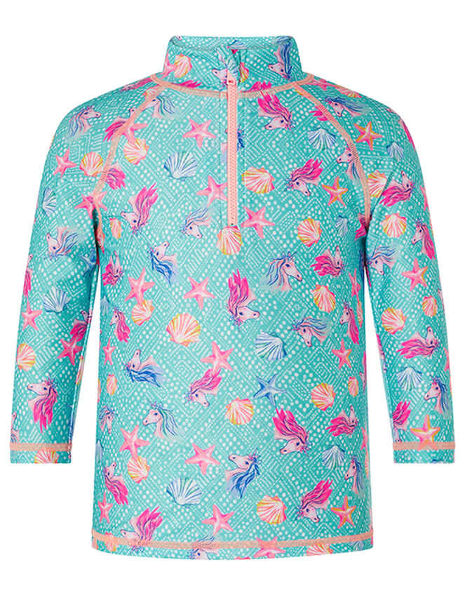 Laverna Unicorn Sunsafe Set with Recycled Polyester, Blue (TURQUOISE), large