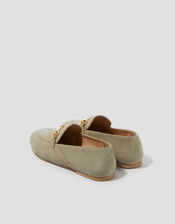 Britt Suede Loafers, Natural (NATURAL), large