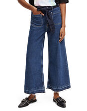 Scotch and Soda Wave Flare Jeans Shorter Length, Blue (INDIGO), large