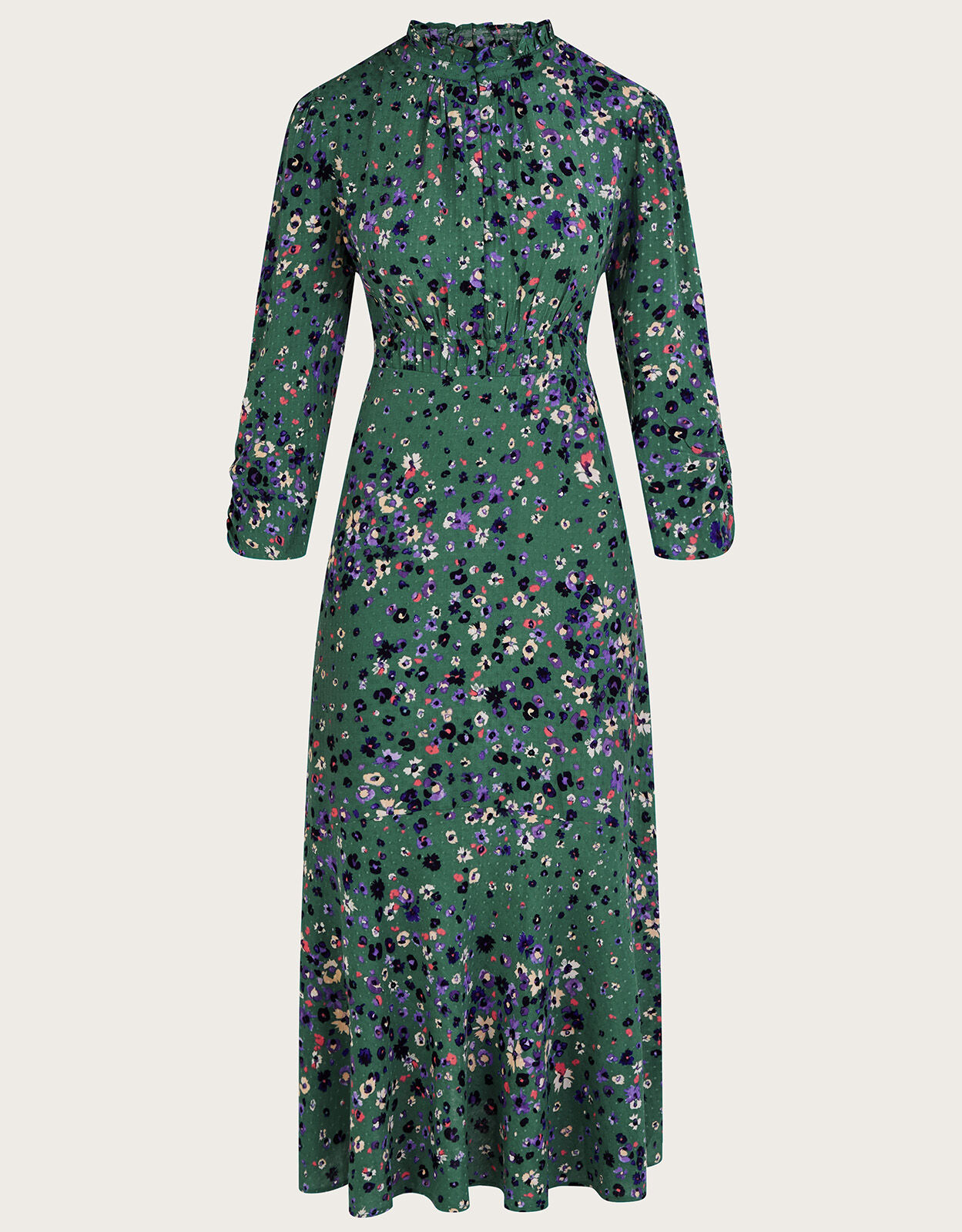 Blossom Print Shirt Dress with LENZING ECOVERO Green Day Dresses Monsoon Global