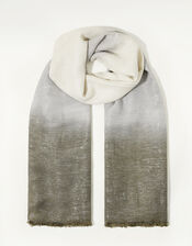 Ombre Metallic Occasion Scarf, , large
