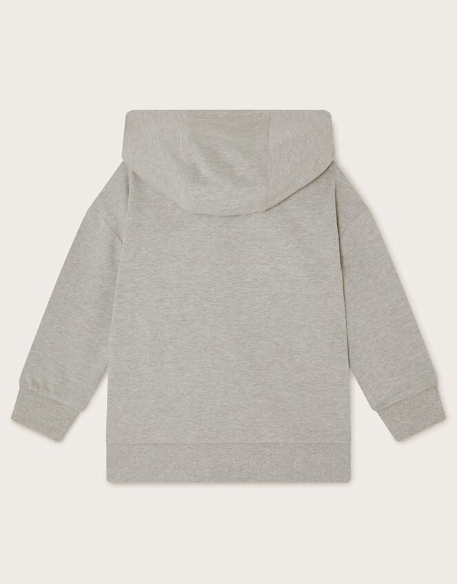Dinosaur Hoodie, Grey (GREY), large