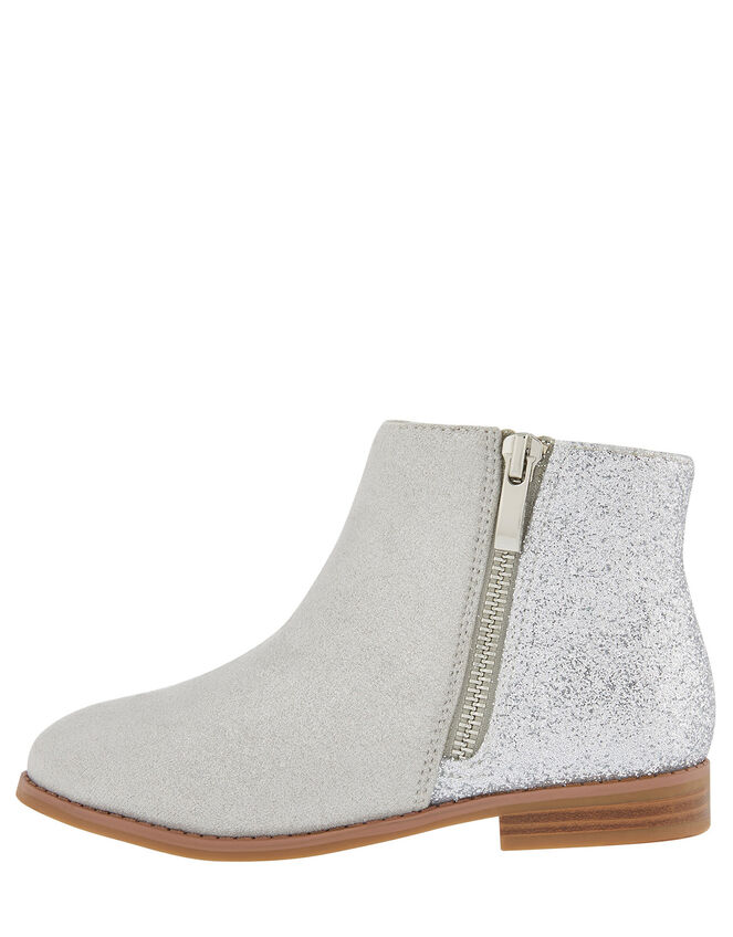Lainey Glitter Ankle Boots, Grey (GREY), large