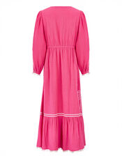 East Karyta Embroidered Maxi Dress, Pink (PINK), large