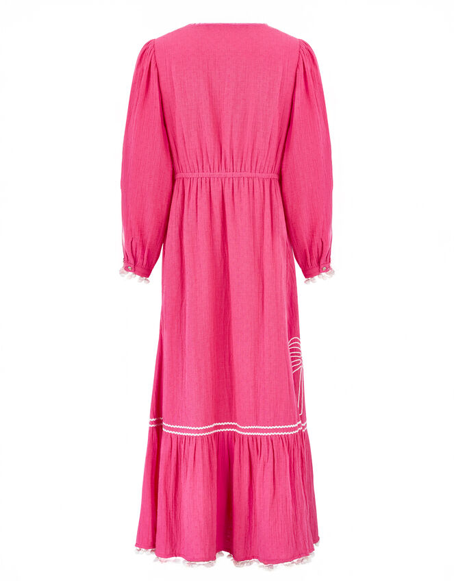 East Karyta Embroidered Maxi Dress, Pink (PINK), large