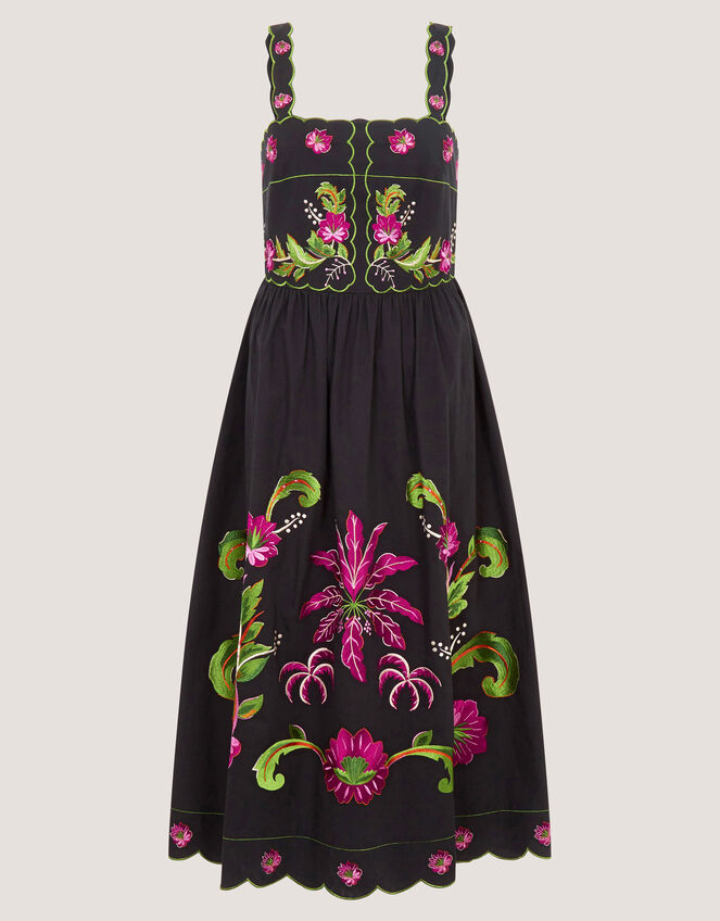 asos black embroidered dress Eleni Floral Midi | Day Dresses Off-Shoulder Wedding Dress by LILACLOOKS Crafted from a comfortable Size:8-HEM UP