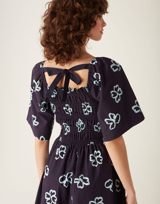 Mirla Beane Elloise Dress, Blue (NAVY), large