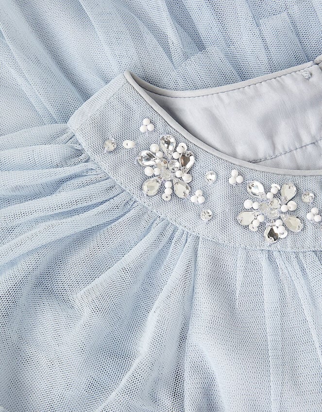 Anastasia Embellished Tulle Party Dress, Blue (PALE BLUE), large