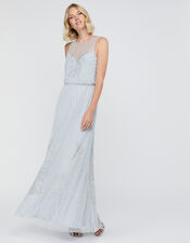 Bella Embellished Maxi Dress, Blue (BLUE), large