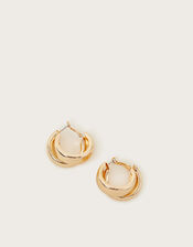 Crossover Hoop Earrings, , large