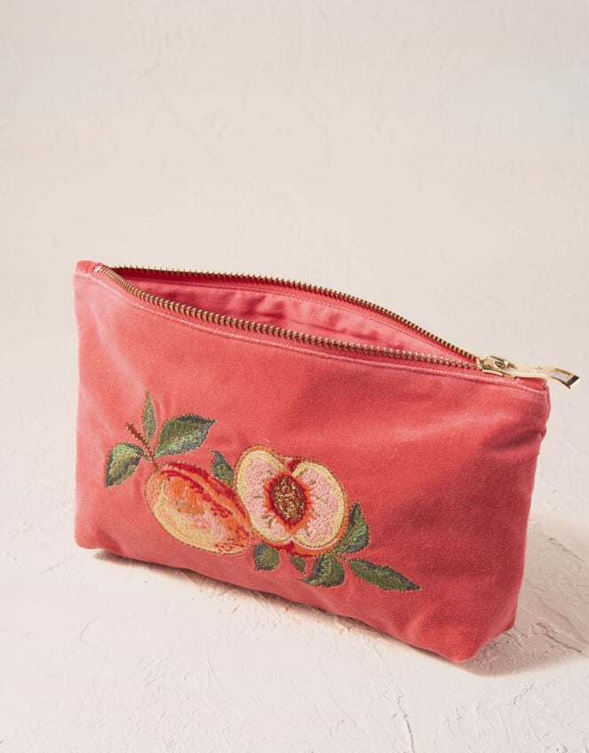 Elizabeth Scarlett Summer Peach Mini Pouch, , large