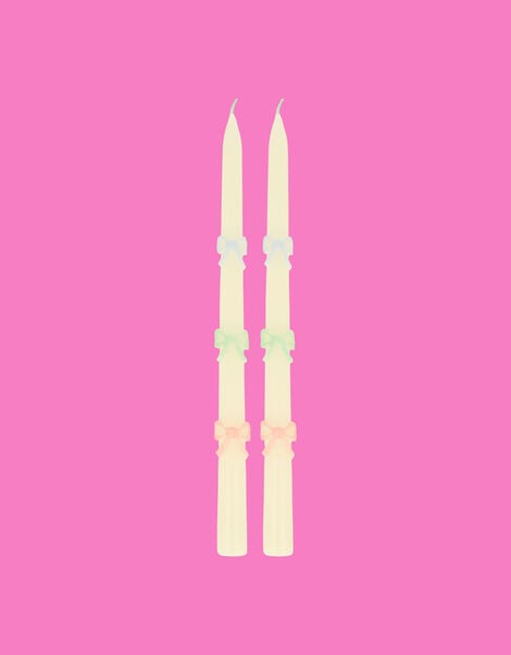 2-Pack Meri Meri Bow Taper Candles, , large