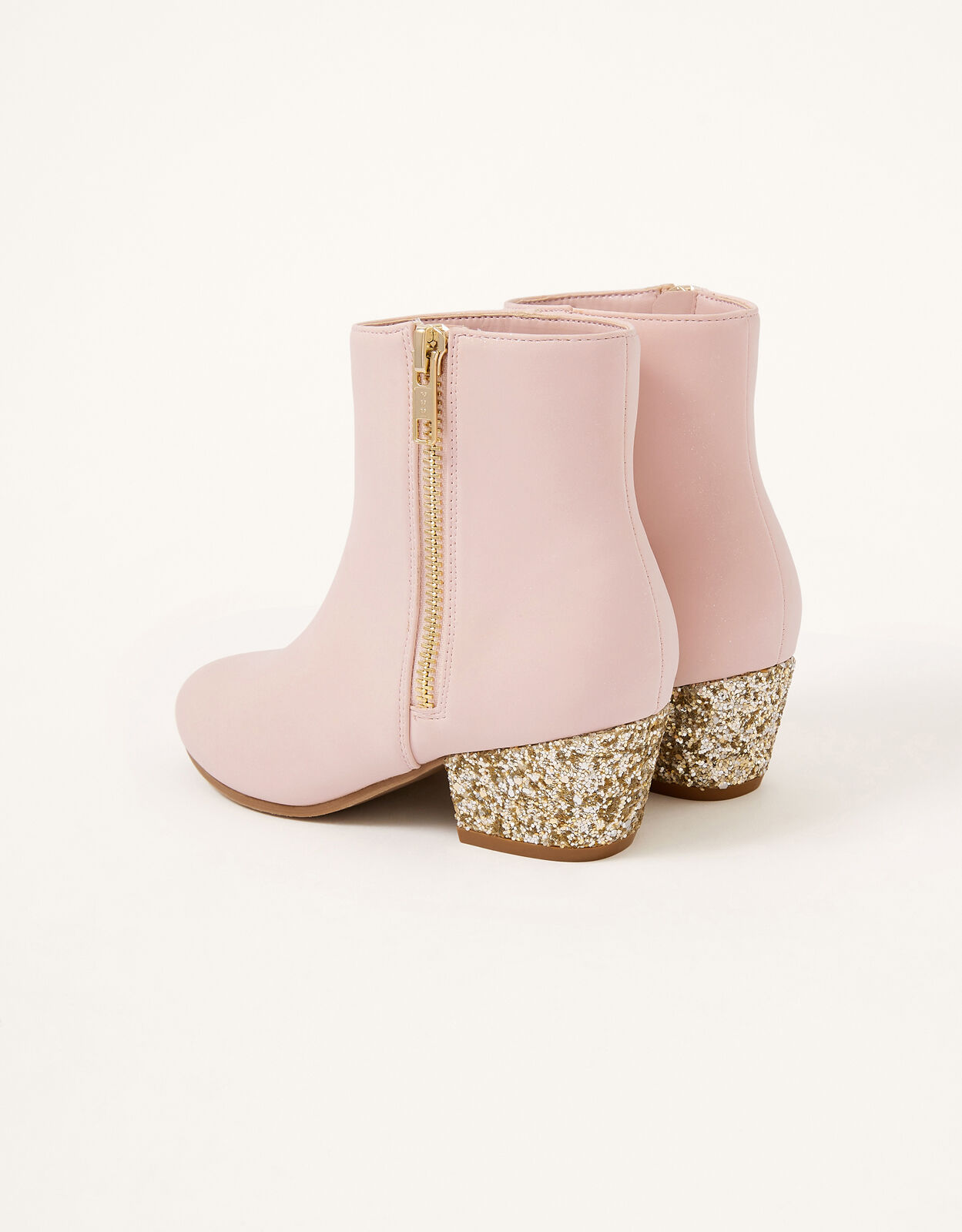 Glitter heel ankle boots sale