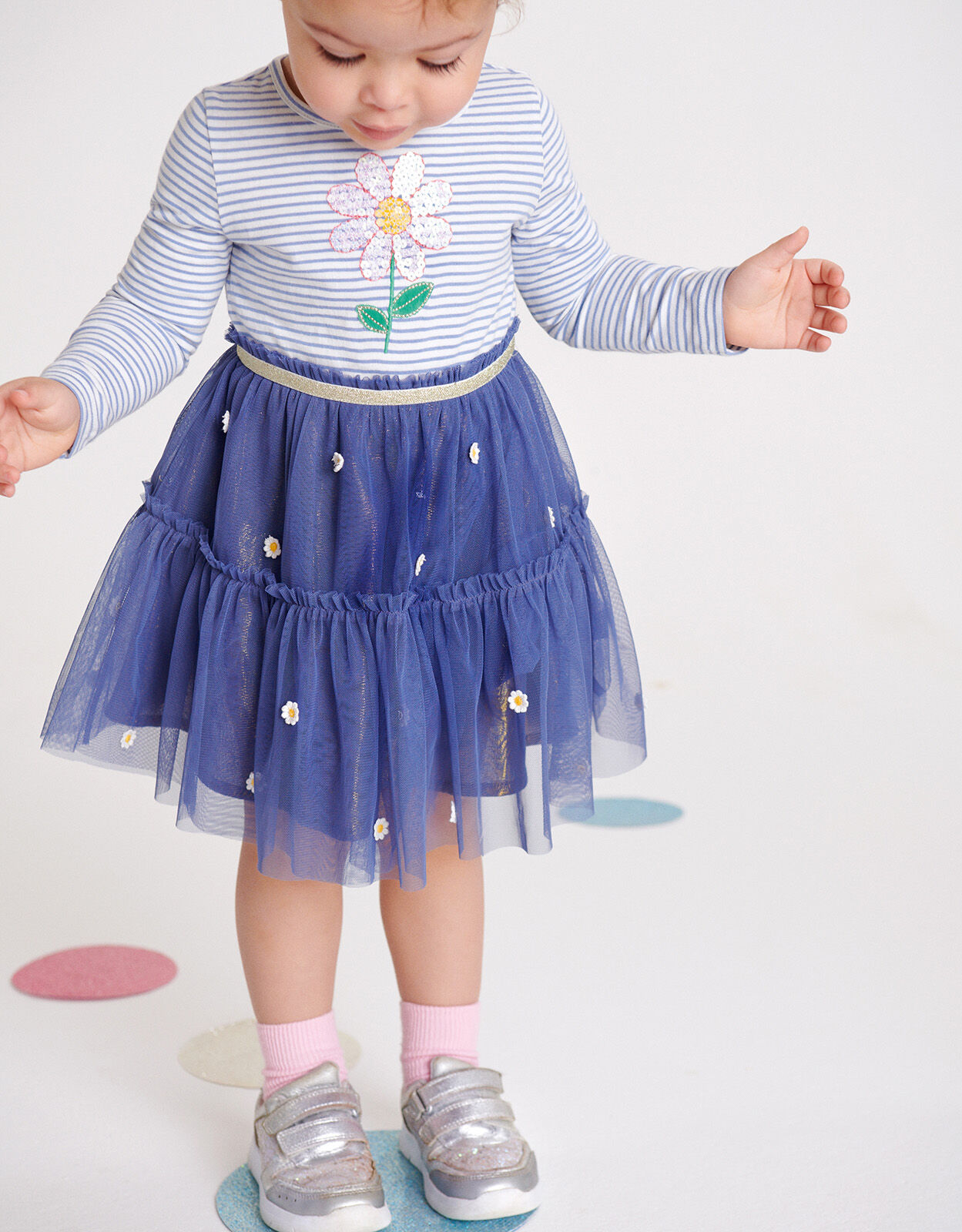 blue baby girl dress