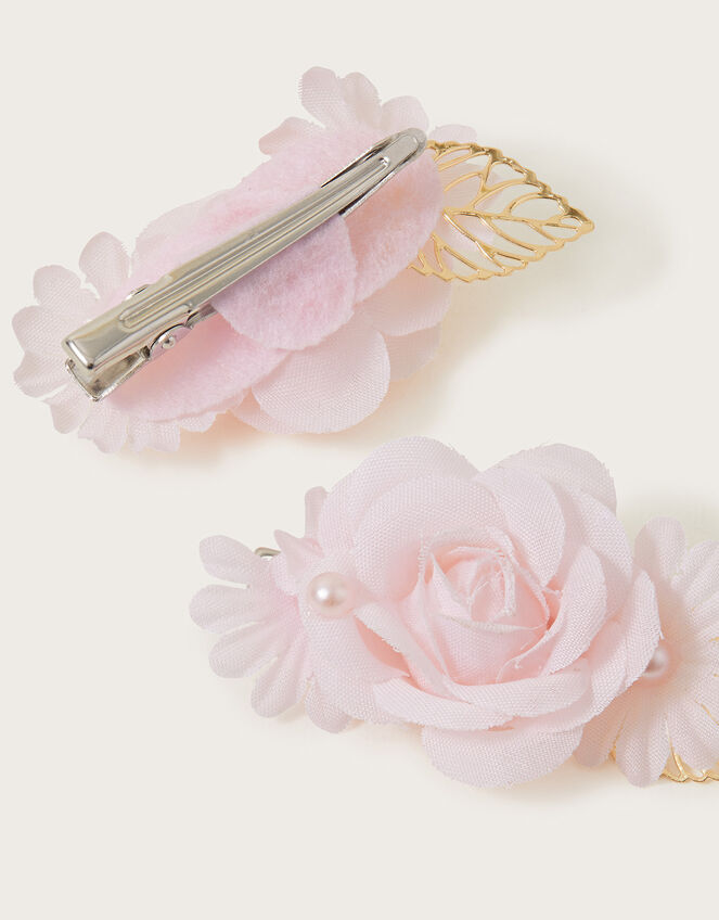 Blossom Floral Hair Clips Set of Two, , large