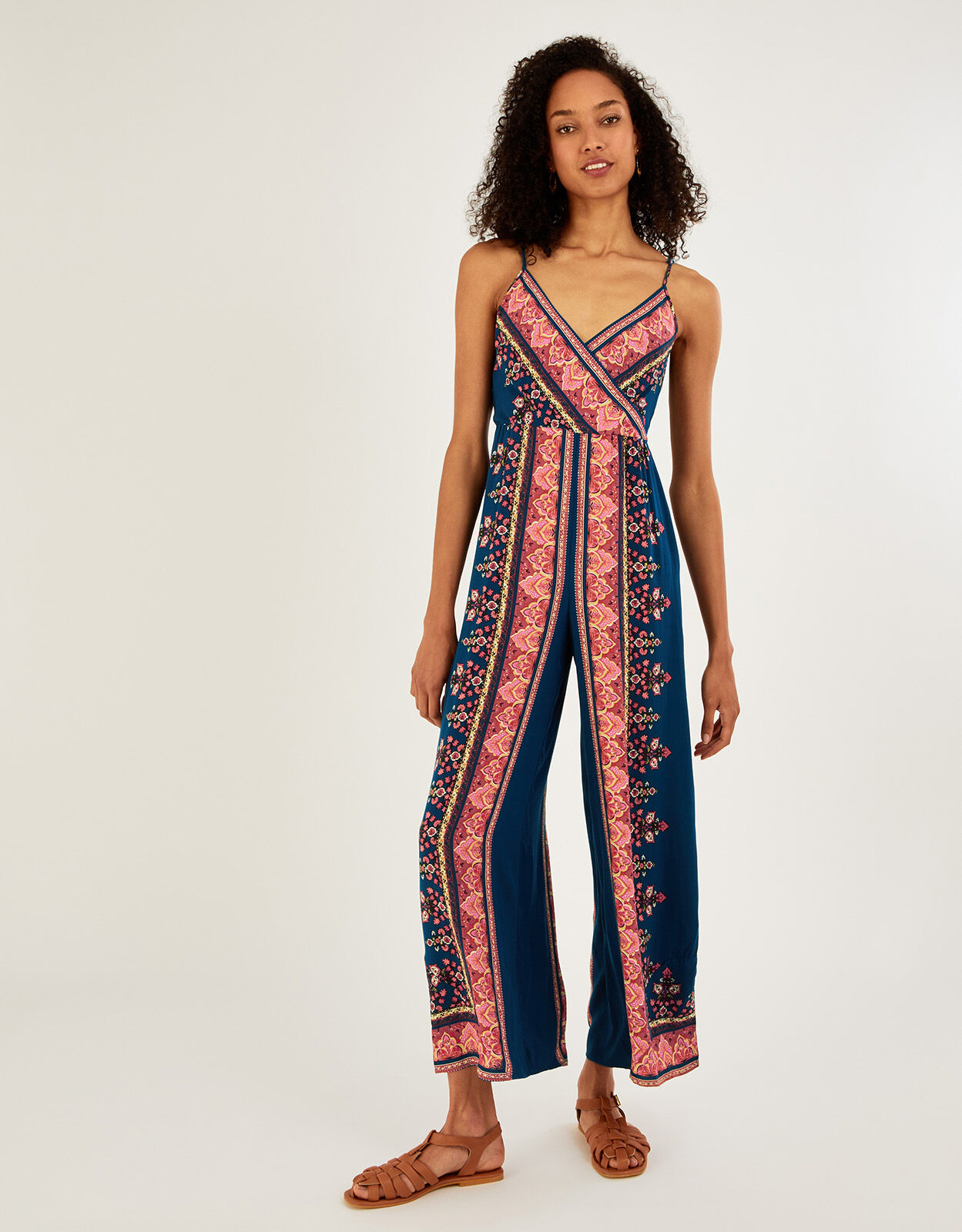 Monsoon blue jumpsuit sale