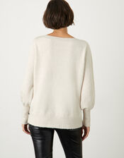 Linde Cornelli Flower Jumper, Camel (BEIGE), large