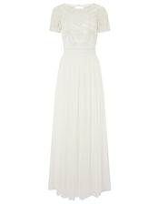Beatrice Embellished Bridal Maxi Dress, Ivory (IVORY), large