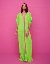 Pitusa Inca Abaya Maxi Sundress, Green (LIME), large