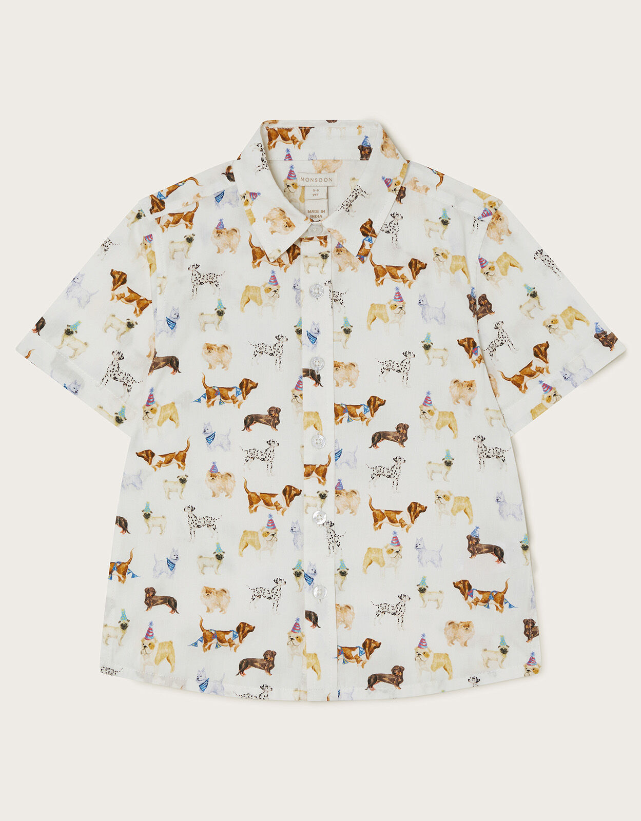Dog button down sales shirt