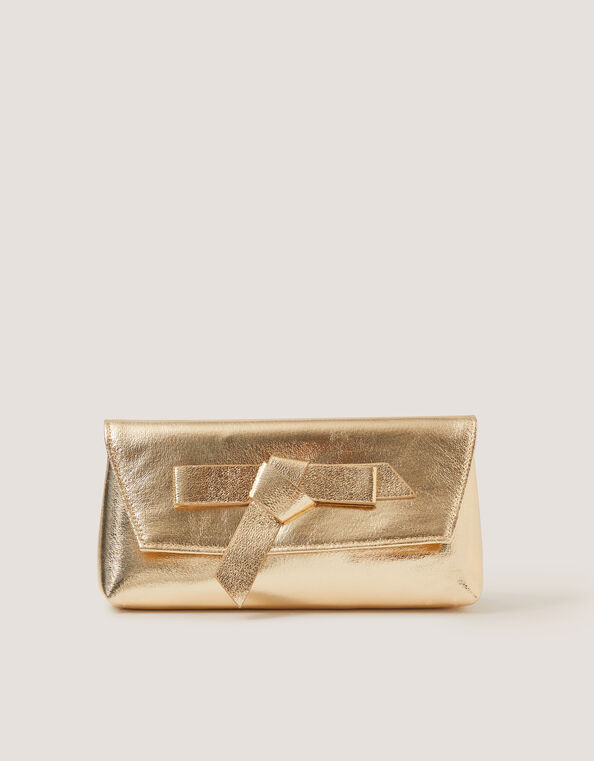 Pippa Bow Clutch Bag, , large