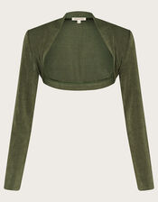 Billi Bolero Jacket, Green (KHAKI), large