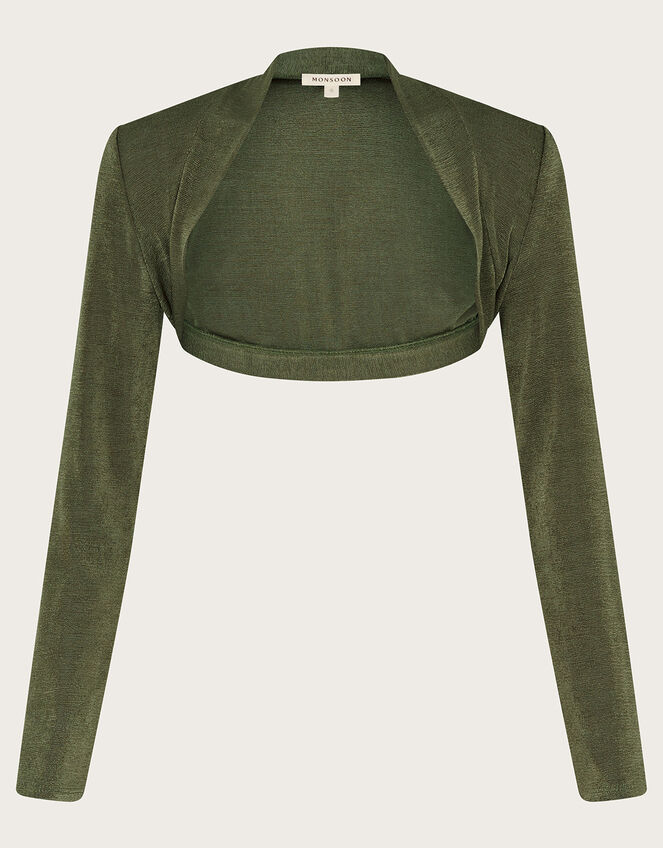Billi Bolero Jacket, Green (KHAKI), large