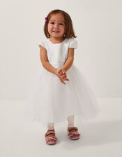 Baby Tulle Bridesmaid Dress, Ivory (IVORY), large